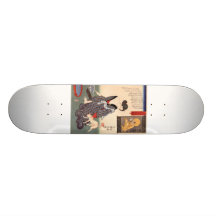 C. de peinture japonais 1800's skateboards customisés