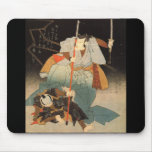 C. de peinture samouraï 1800's tapis de souris