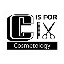C est pour la cosmétologie cartes postales
