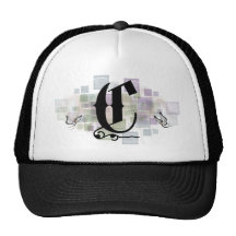 C initial casquettes de camionneur