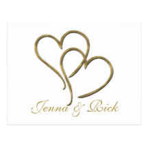 C?ur d'or carte postale