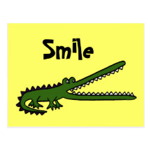 CA carte postale drôle de Croc