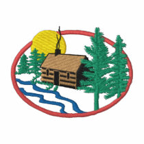 Cabine de lac polos brodés
