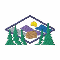 Cabine de montagne de Smokey polos brodés