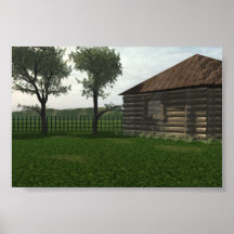 Cabine de rondin posters