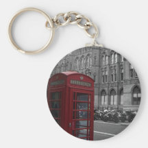 Cabine de téléphone de Londres Porte-clés