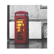 Cabine téléphonique blocs mémo
