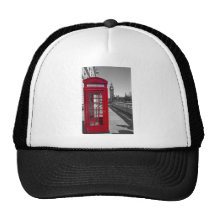 Cabine téléphonique rouge de Big Ben Casquette De Camionneur