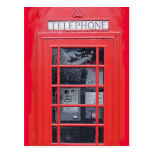 Cabine téléphonique rouge de Londres Cartes Postales