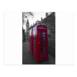Cabine téléphonique rouge de Londres Carte Postale