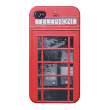 Cabine téléphonique rouge de Londres Coque iPhone 4 Et 4S