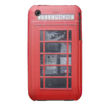 Cabine téléphonique rouge de Londres Étui iPhone 3