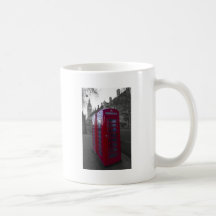 Cabine téléphonique rouge de Londres Mug