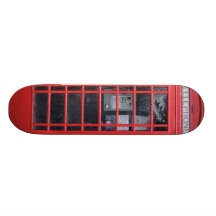 Cabine téléphonique rouge de Londres Skateboards Personnalisés