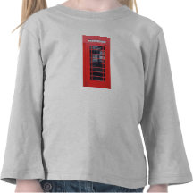 Cabine téléphonique rouge de Londres T-shirts