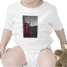 Cabine téléphonique rouge de Londres Bodies Pour Bébé