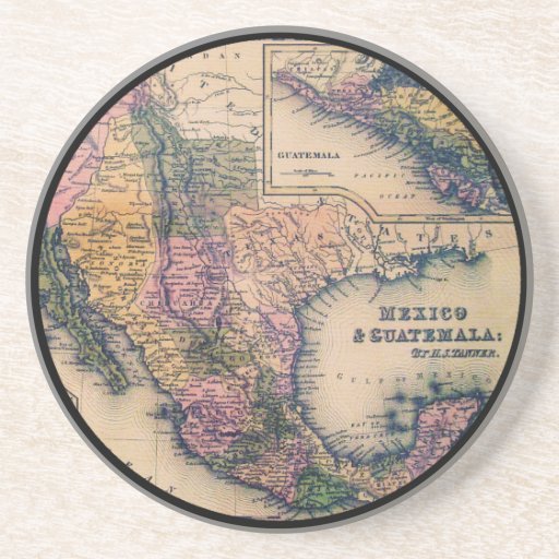 Caboteur 1834 historique de grès de carte dessous de verres