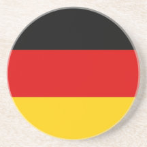 Caboteur avec le drapeau de l'Allemagne Dessous De Verres