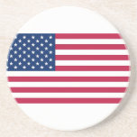 Caboteur avec le drapeau des Etats-Unis Dessous De Verres