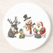 Caboteur de bande de cruche de Noël Dessous De Verre
