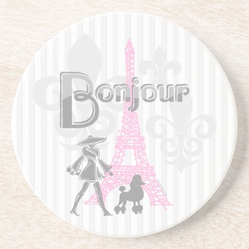 Caboteur de Bonjour Paris 2 Dessous De Verre