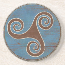 Caboteur de bouclier de Viking - Triskele Dessous De Verre