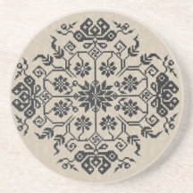 Caboteur de broderie dessous de verre