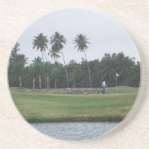 Caboteur de club national de golf dessous de verre