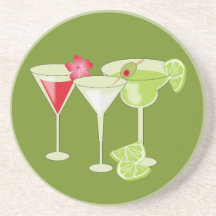 Caboteur de cocktails dessous de verre