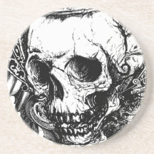 Caboteur de crâne dessous de verres