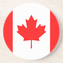 Caboteur de drapeau du Canada Dessous De Verres