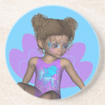 Caboteur de fée de Strangeling de bébé de papillon Dessous De Verres