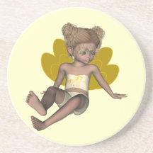 Caboteur de fée de Strangeling de bébé de papillon Dessous De Verres