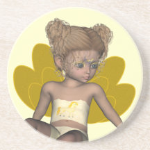Caboteur de fée de Strangeling de bébé de papillon Dessous De Verres