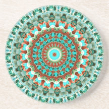 Caboteur de kaléidoscope dessous de verres