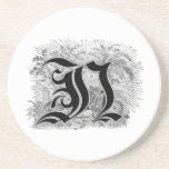 Caboteur de la lettre N de calligraphie Dessous De Verre