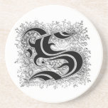 Caboteur de la lettre S de calligraphie Dessous De Verres
