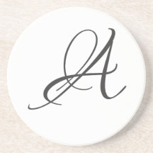Caboteur de monogramme dessous de verres