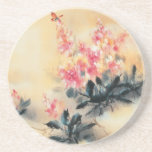 Caboteur de papillons au printemps dessous de verres