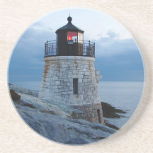 Caboteur de phare de colline de château dessous de verre