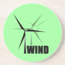 Caboteur d'énergie verte d'énergie éolienne dessous de verre