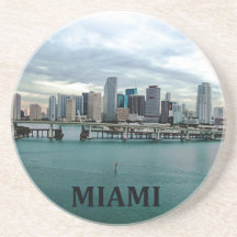 Caboteur d'horizon de Miami la Floride Dessous De Verre