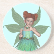 Caboteur féerique de la poussière de lutin de flot dessous de verre