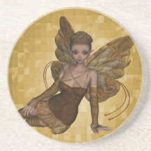 Caboteur féerique de la poussière de lutin dessous de verres