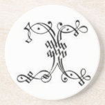 Caboteur gothique de la lettre X Dessous De Verre