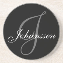 Caboteur gris noir d'anniversaire de mariage du mo dessous de verres