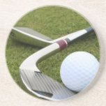 Caboteur jouant au golf dessous de verre
