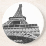 Caboteur noir et blanc de Tour Eiffel Dessous De Verres