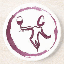 Caboteur orienté de vin dessous de verres