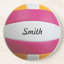 Caboteur personnalisable de volleyball dessous de verres